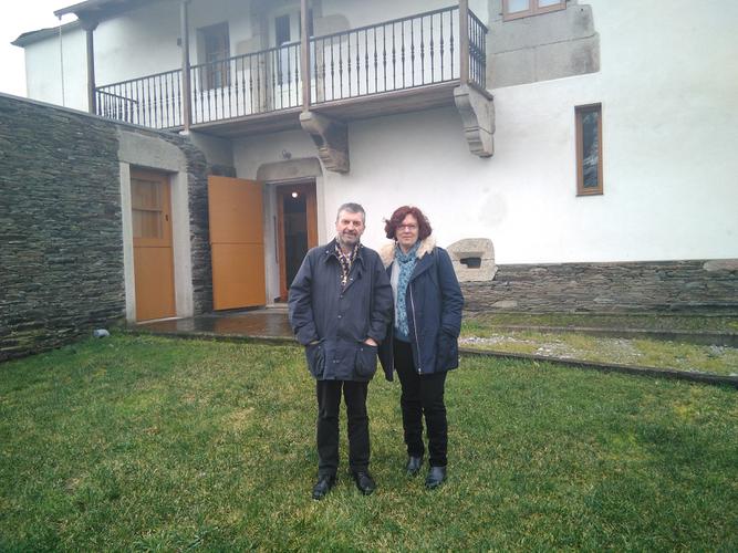 Montse Paz e Manuel Bragado viñeron coñecer a Casa-Museo