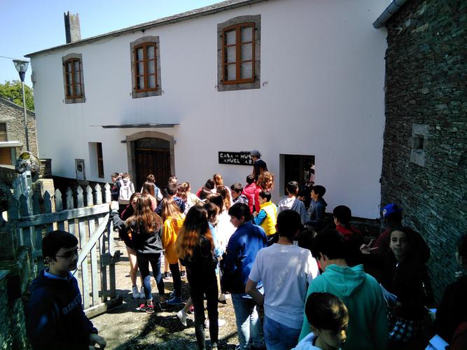Alumnado de primeiro da ESO do IES Saturnino Montojo de Ferrol estiveron a visitar a Casa-Museo Manuel María