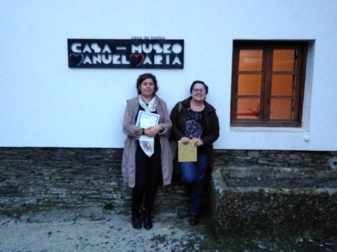Desde o sur da Galiza viñeron estas mulleres para coñeceren a Casa-Museo Manuel María