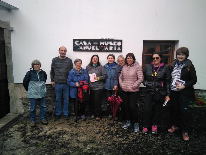 Un grupo do programa Terras da Auga e Cultura do Concello de Lugo visitaron a Casa-Museo na celebración do día das nosas letras