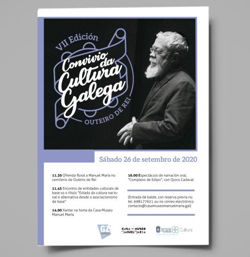 Este sábado, 26 de setembro, nova edición do Convivio da Cultura Galega