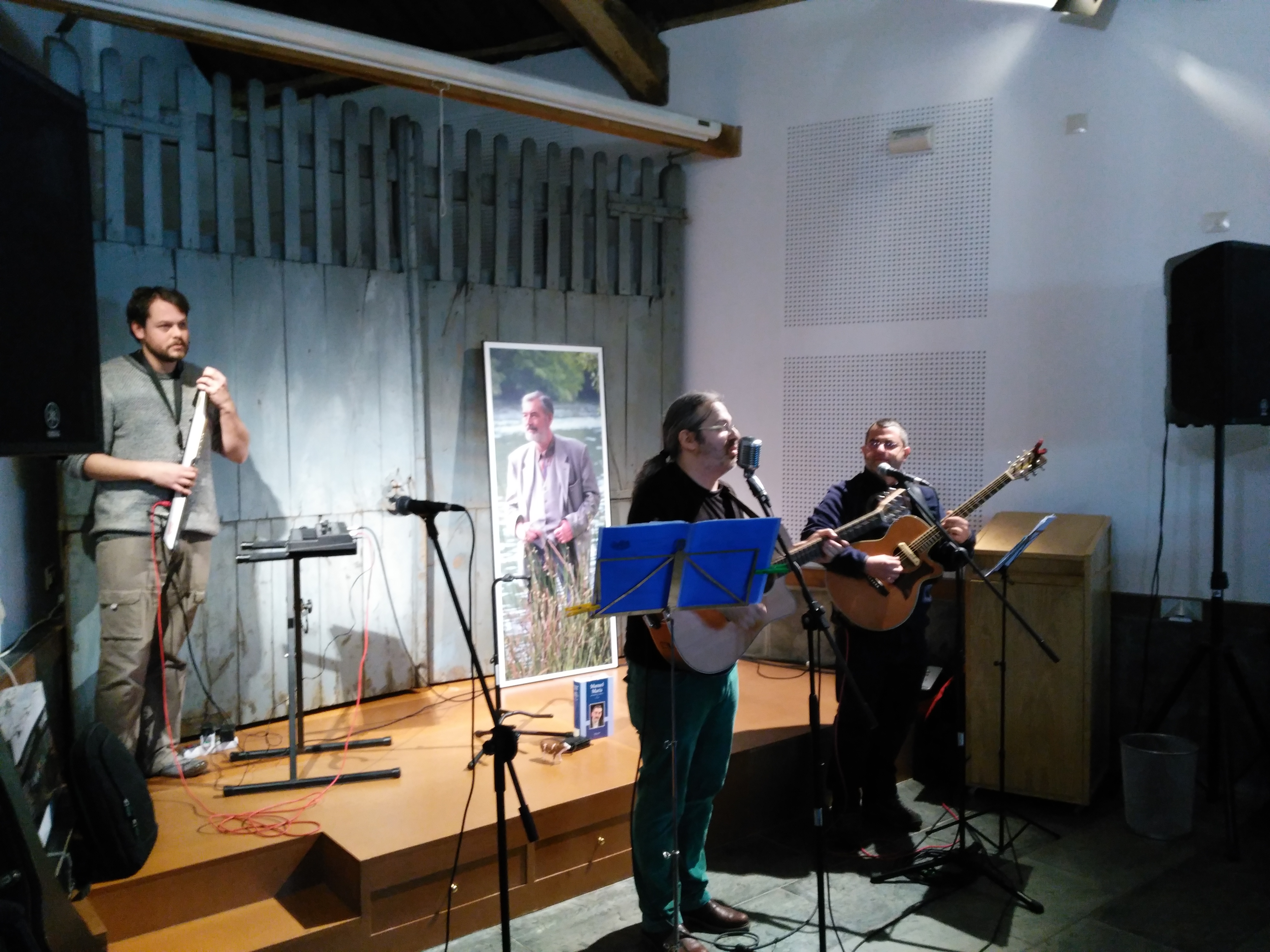 O auditorio da Casa-Museo acolleu o pasado sábado 12 de marzo a presentación do disco A voz do vento