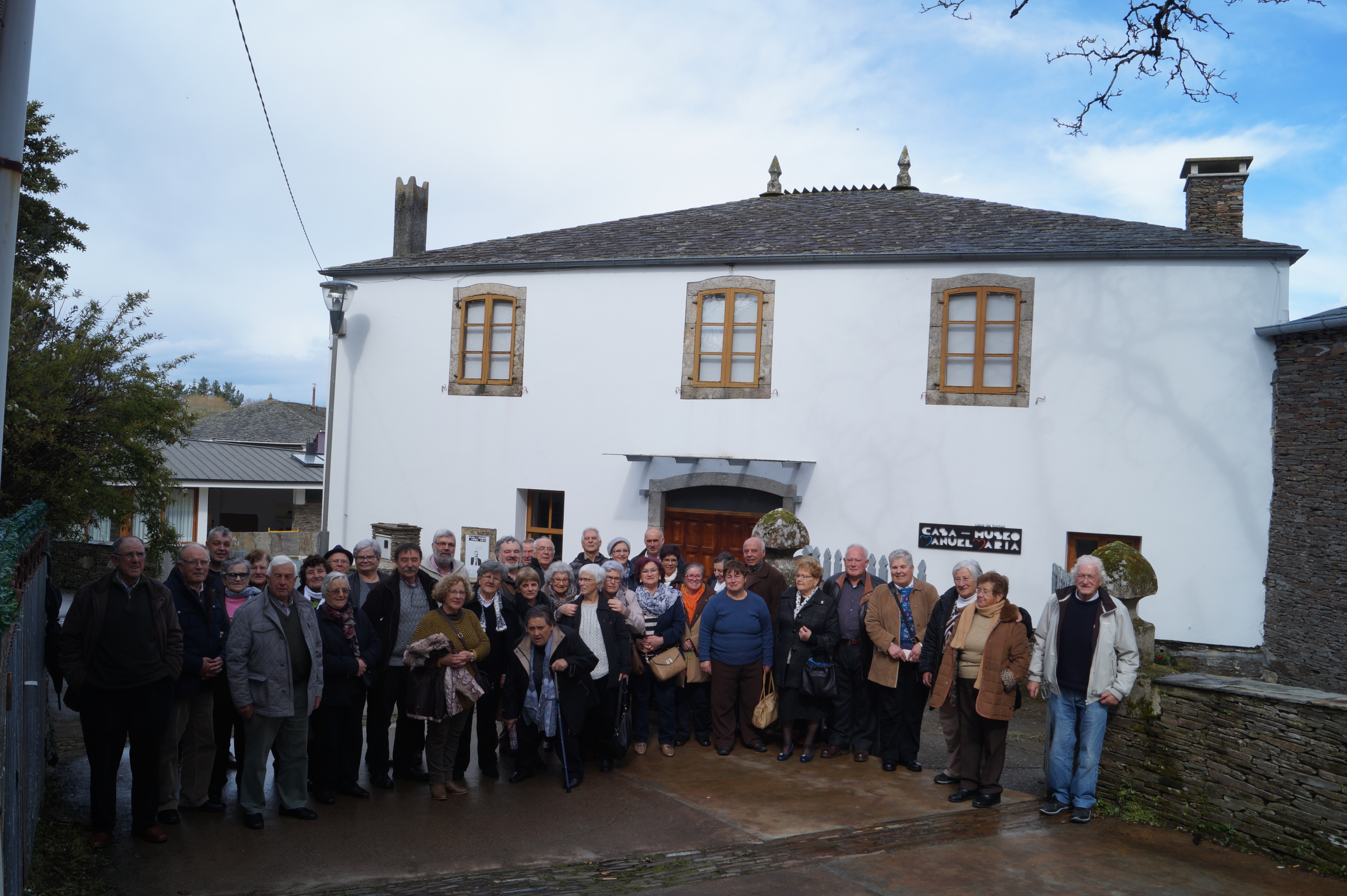 Visitou a Casa-Museo un grupo de alumnas/os da UNED - Sénior do Val de Xestoso