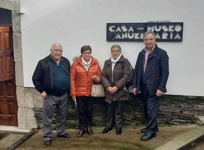 Castroverde e A Coruña eran os lugares destas persoas que viñeron visitar no día de hoxe a Casa-Museo Manuel María