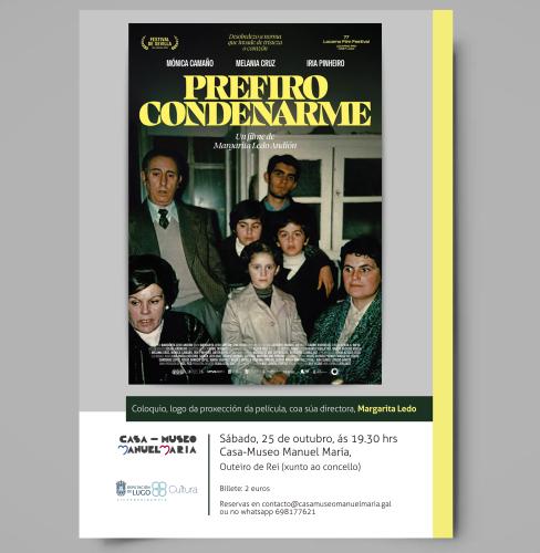 A Casa-Museo Manuel María programa para este sábado o filme