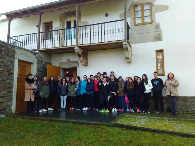 Alumnado da ESO do IES da Terra Chá Xosé Trapero Pardo visitou a Casa-Museo o pasado 19 de decembro