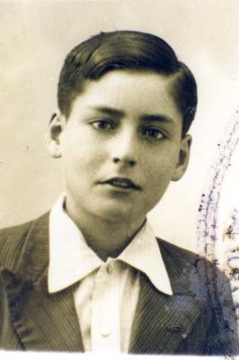 Manuel María aos 11 anos.