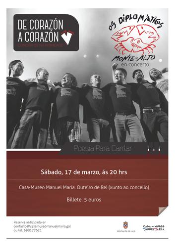Poesía para cantar c'Os Diplomáticos de Monte-Alto