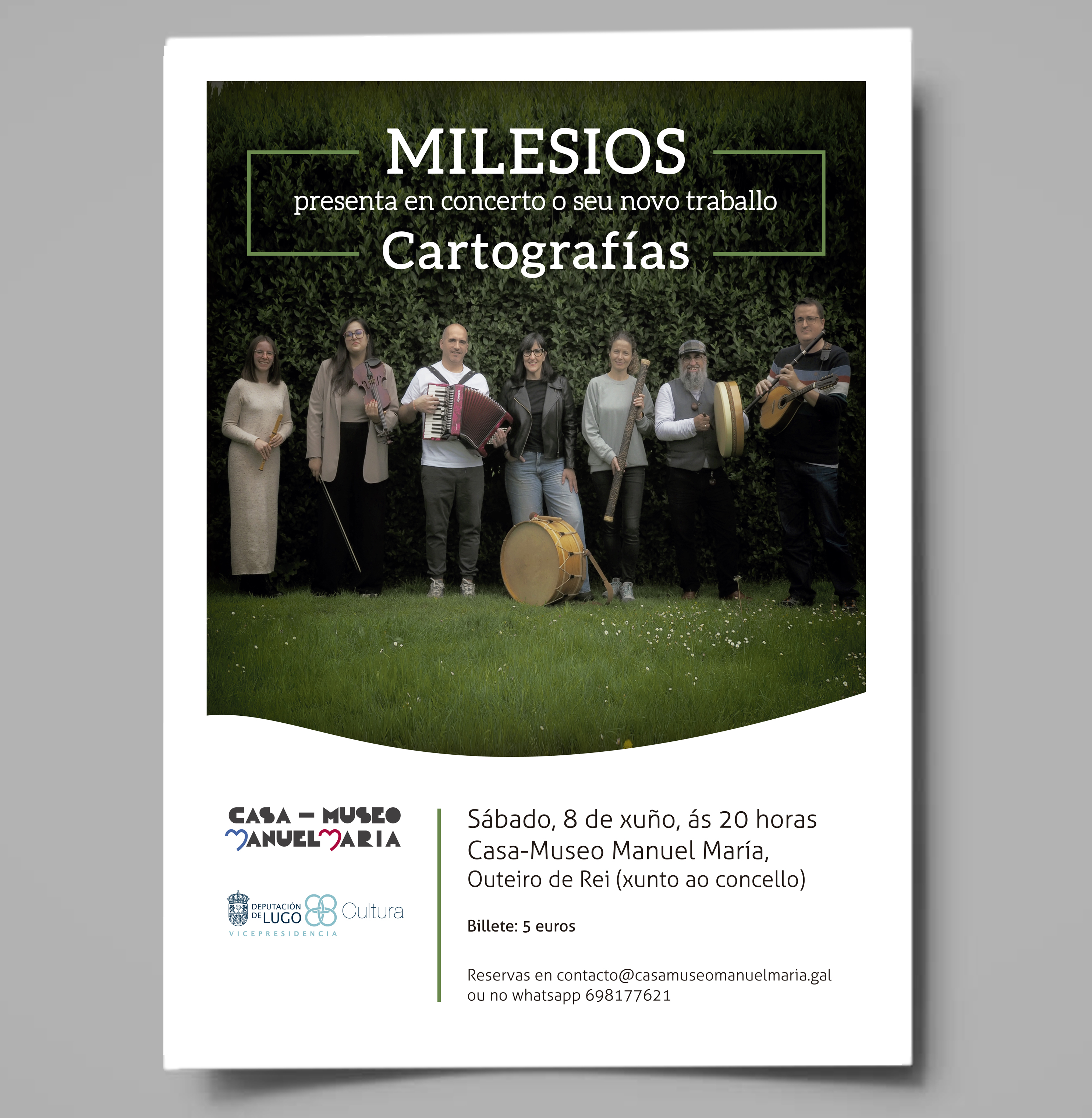 Milesios presenta este sábado, na Casa-Museo Manuel María, 
