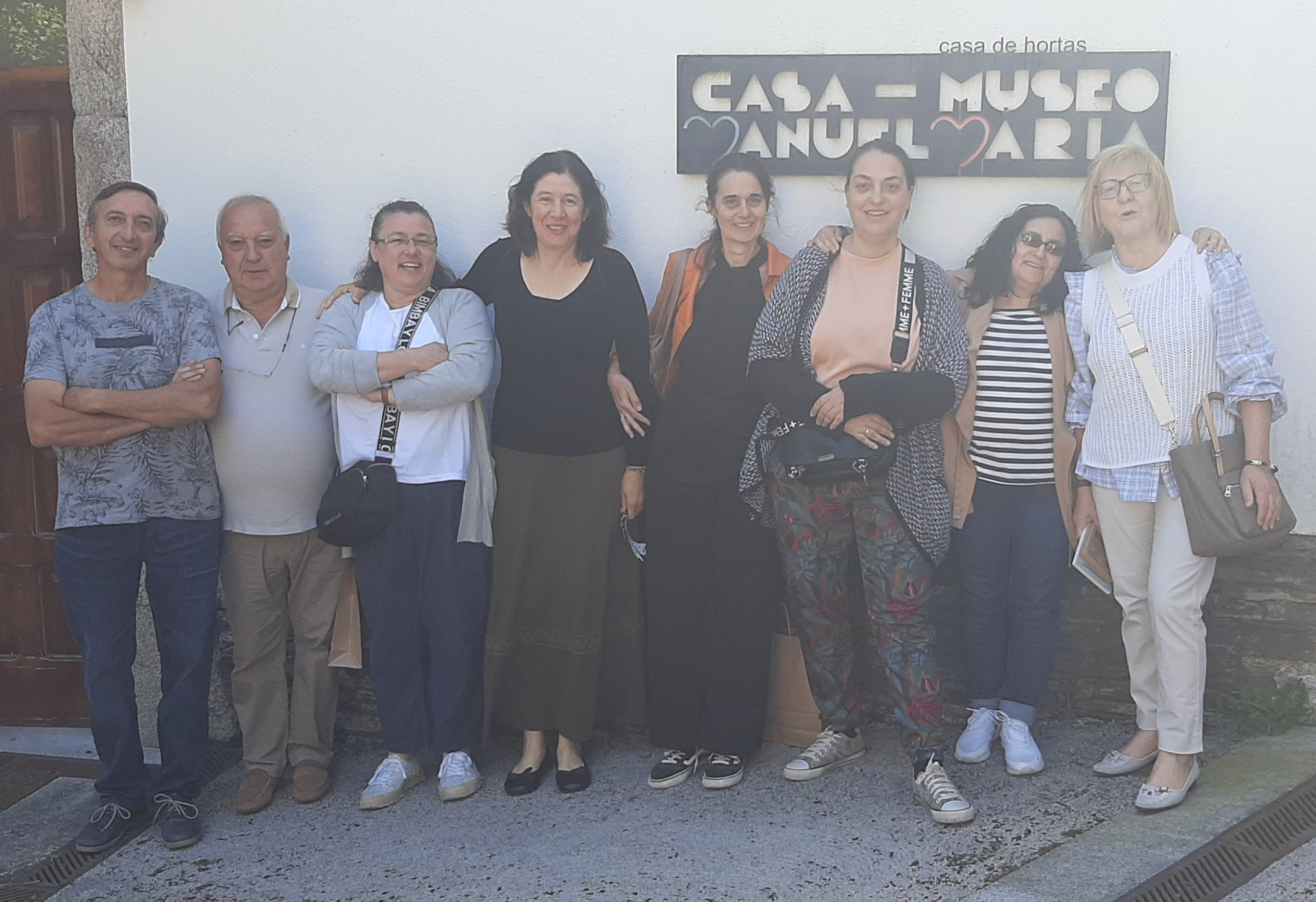 Da Rúa e do Barco de Valdeorras veu este grupo que visitou a Casa-Museo