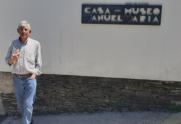 Camiño de Muimenta, parada obrigada deste mestre e escritor,  Antón Cortizas  