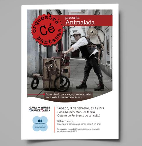 Cé Orquestra Pantasma estará este sábado na Casa-Museo Manuel María co seu espectáculo 