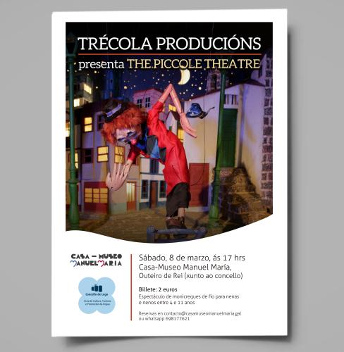 Trécola inicia a programación do mes de marzo cun espectáculo de monicreques de fío