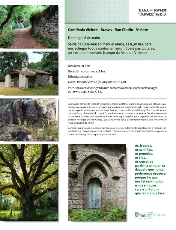 Este domingo, camiñada por Vicinte