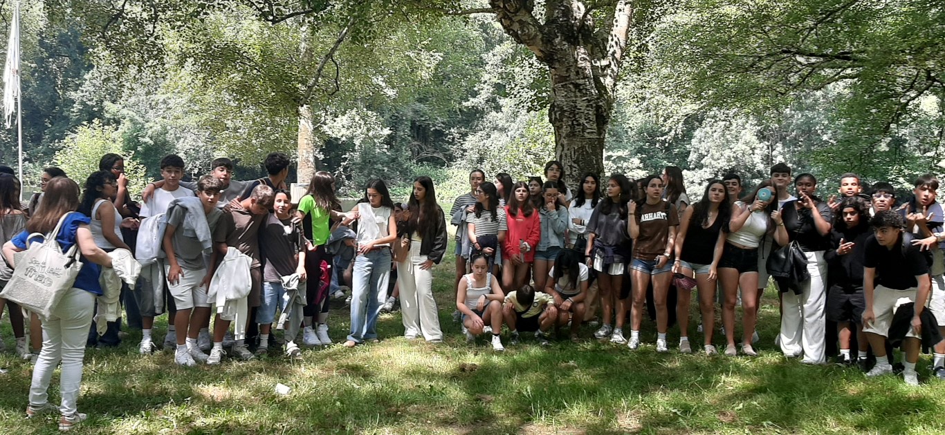 Derradeira visita escolar, IES Monte Castelo de Burela, deste curso que hoxe finaliza